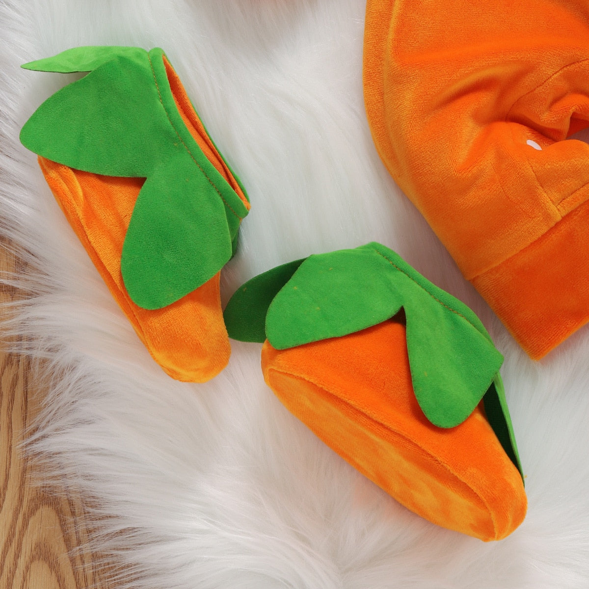 Baby Pumpkin Halloween Costume Set