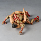 Figurine articulée L'Attaque des Titans Revoltech – Titan Blindé & Titan Originel (16-17 cm)