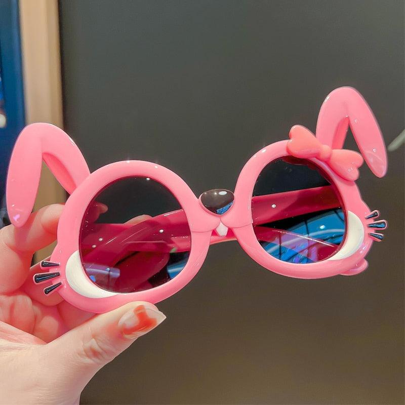 Lunettes de soleil pour enfants avec oreilles de dessin animé