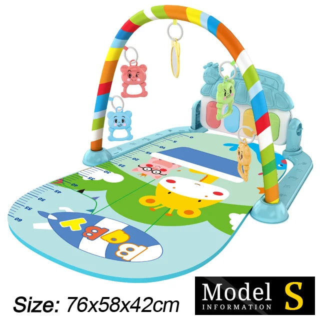 Support de Fitness pour bébé, jeu de musique, jouets d'activité de gymnastique, couverture rampante pour Piano pour nouveau-né, tapis de jeu à pédales, éducation précoce, cadeaux de 0 à 36 mois