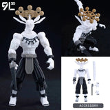 Figurines articulées Jujutsu Kaisen Titan13 (14 cm) – Gojo, Sukuna, Megumi et plus