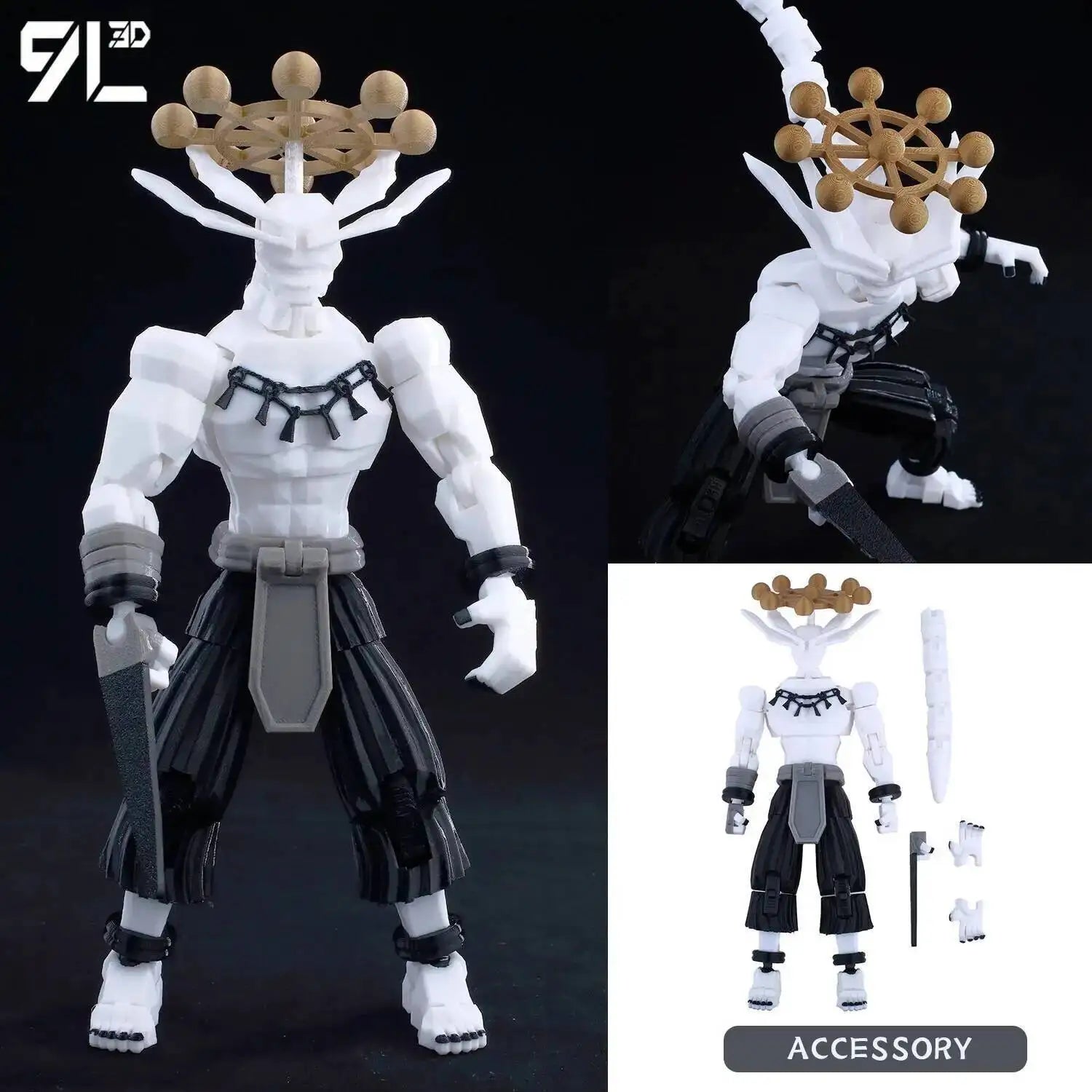 Figurines articulées Jujutsu Kaisen Titan13 (14 cm) – Gojo, Sukuna, Megumi et plus