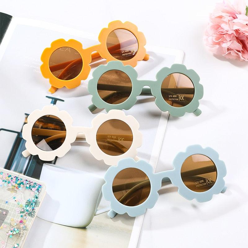 Lunettes de soleil en forme de fleur pour enfants