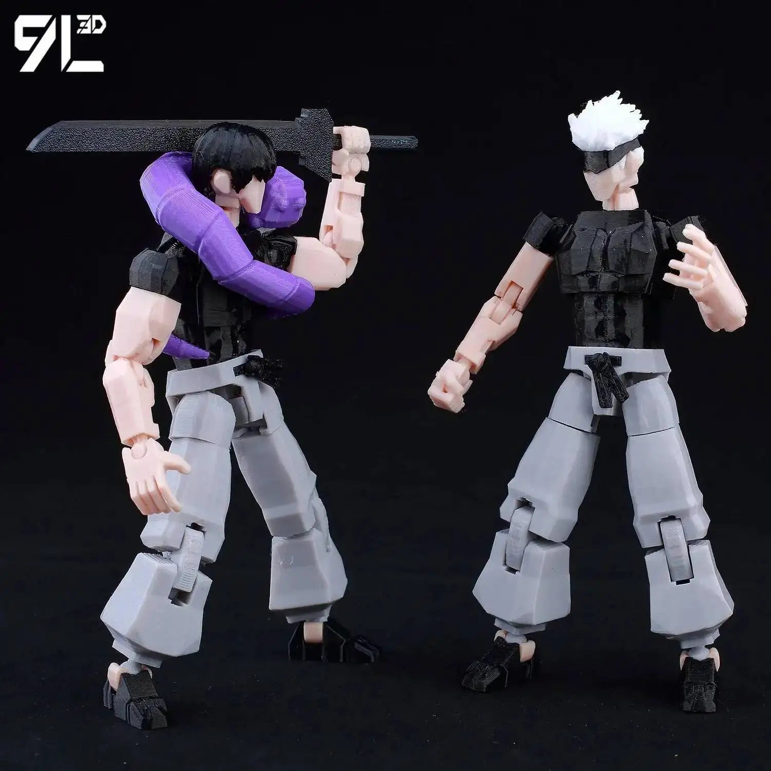 Figurines articulées Jujutsu Kaisen Titan13 (14 cm) – Gojo, Sukuna, Megumi et plus