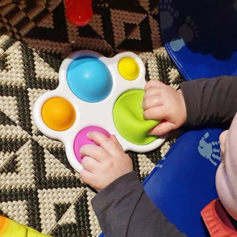 Giocattolo Sensoriale Montessori Push Pop
