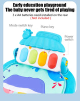 Support de Fitness pour bébé, jeu de musique, jouets d'activité de gymnastique, couverture rampante pour Piano pour nouveau-né, tapis de jeu à pédales, éducation précoce, cadeaux de 0 à 36 mois