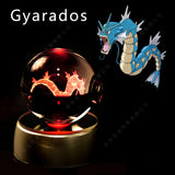 Boule de Cristal Pokémon 3D — Veilleuse LED Pokéball Lumineuse