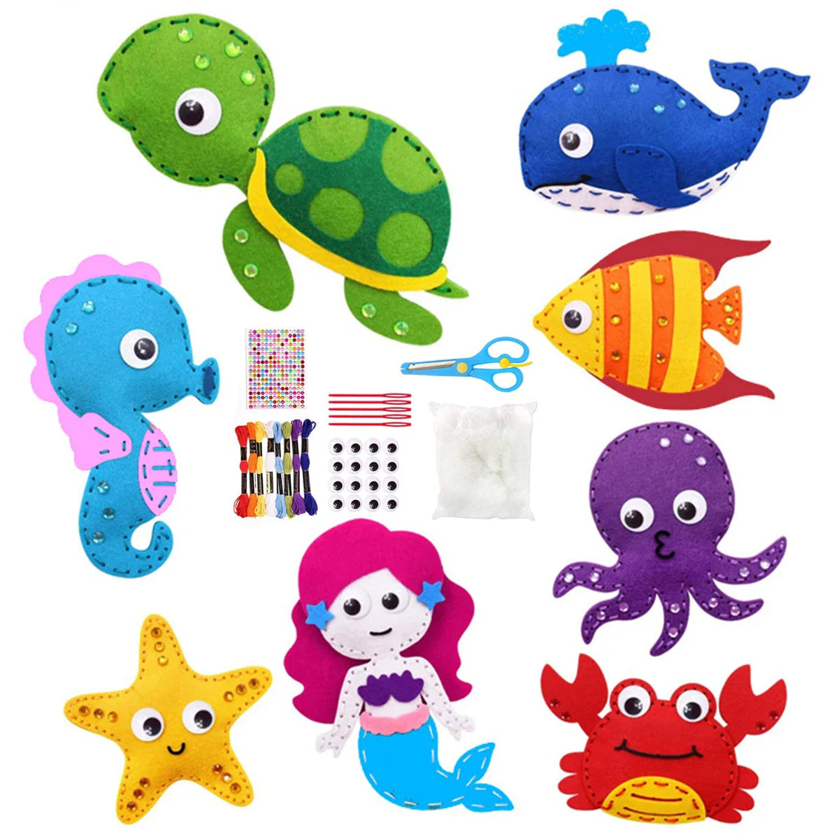Kit de couture enfant éducatif Animaux - Magicouture™