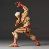 Figurine articulée L'Attaque des Titans Revoltech – Titan Blindé & Titan Originel (16-17 cm)