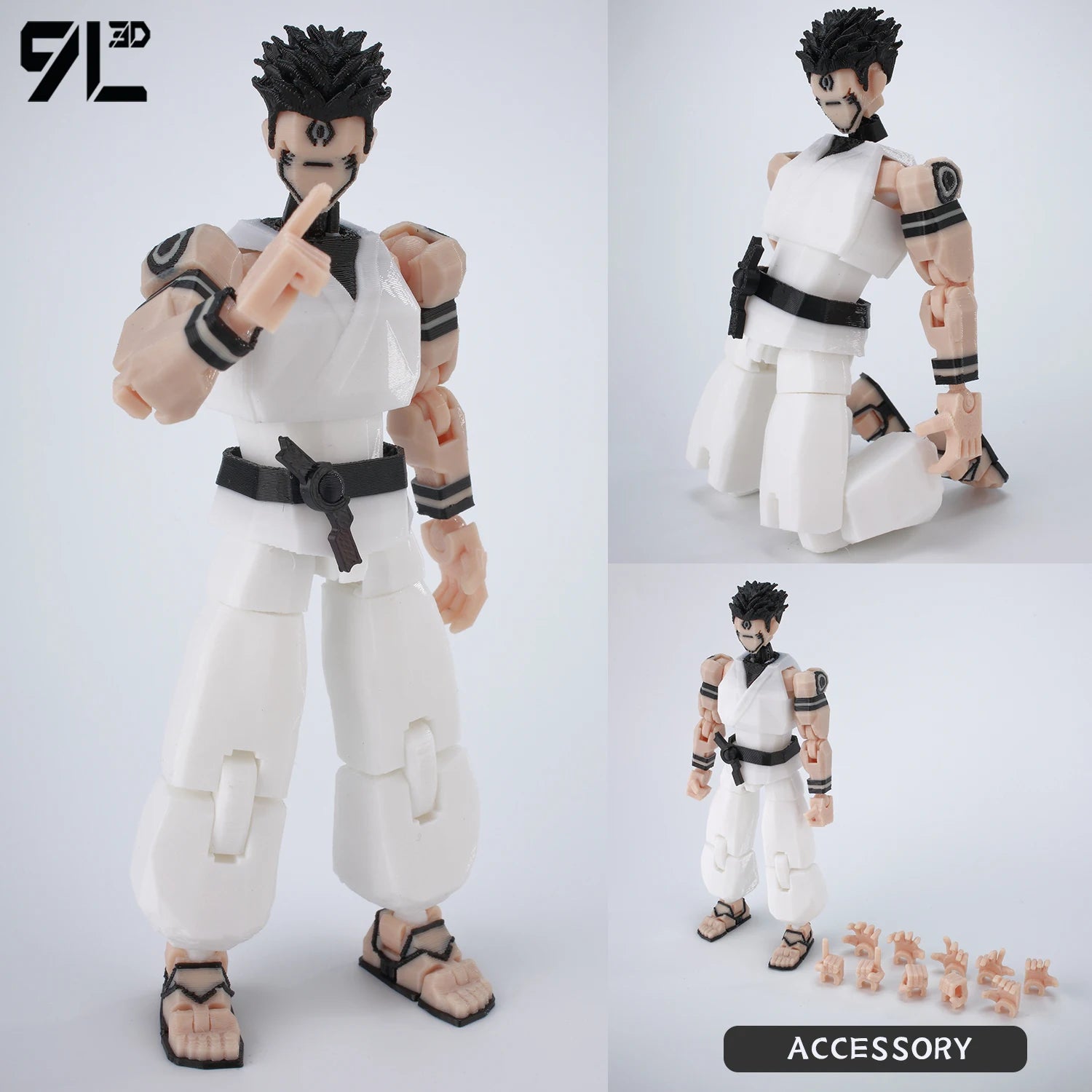 Figurines articulées Jujutsu Kaisen Titan13 (14 cm) – Gojo, Sukuna, Megumi et plus