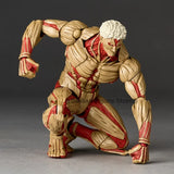 Figurine articulée L'Attaque des Titans Revoltech – Titan Blindé & Titan Originel (16-17 cm)