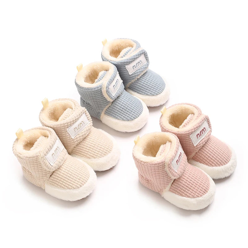 Bottes d'hiver antidérapantes pour bébé garçon et fille