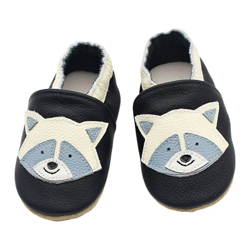 Chaussons Bébé en Cuir Souple