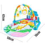 Support de Fitness pour bébé, jeu de musique, jouets d'activité de gymnastique, couverture rampante pour Piano pour nouveau-né, tapis de jeu à pédales, éducation précoce, cadeaux de 0 à 36 mois