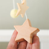 Mobile musical pour lit de bébé en bois, hochets en feutre doux, animaux de dessin animé, boîte à musique pour nouveau-né, jouet suspendu, support de lit, cadeaux pour bébé