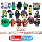 Lot Roblox 17 pièces – breloques et sandales à décorer