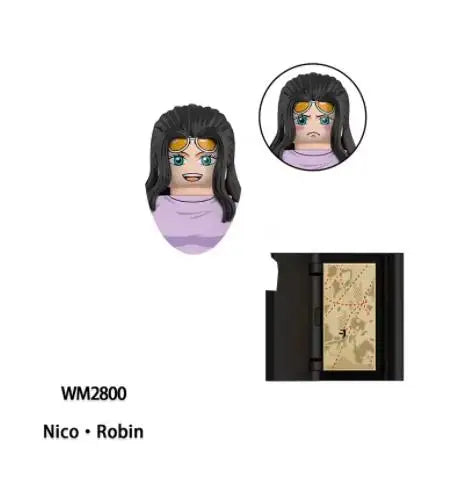 Mini-figurines One Piece à collectionner (4,5 cm) – nombreux personnages au choix
