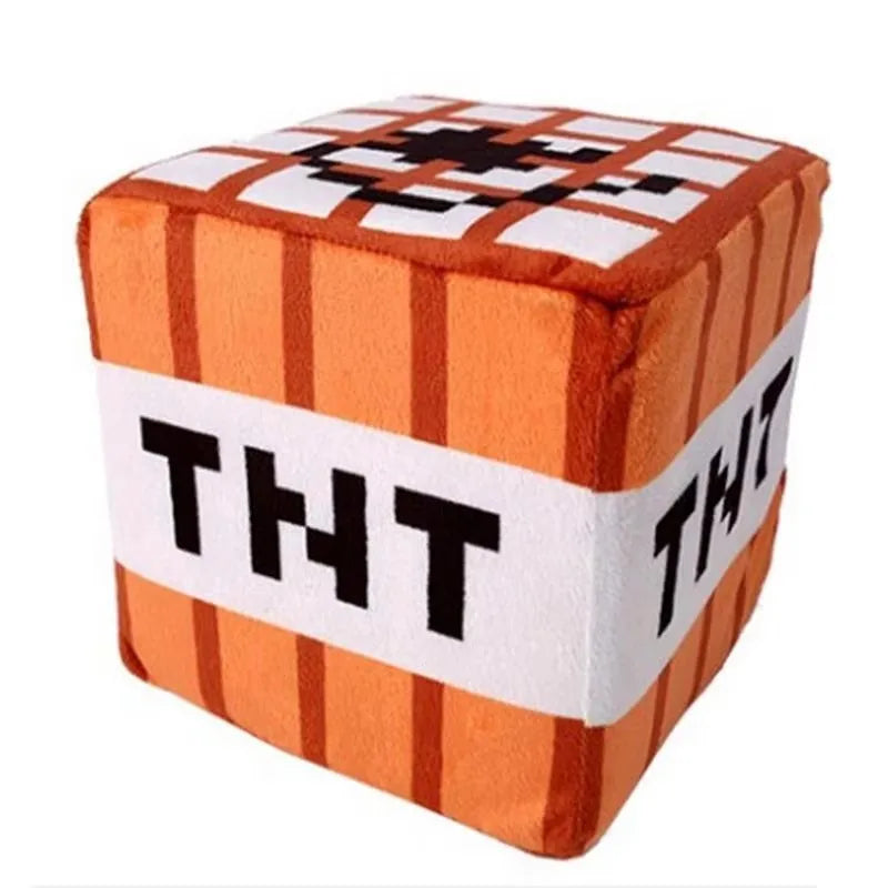 Peluche TNT Minecraft – porte-clés cube doux