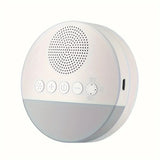 White noise machine for babies, USB rechargeable, timed shut-off, baby sound machine, night light, timer, noise player