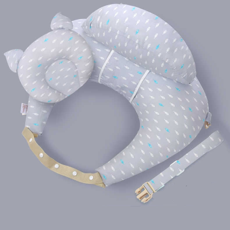 Coussin Allaitement Portable à motif d'animaux pour Bébé