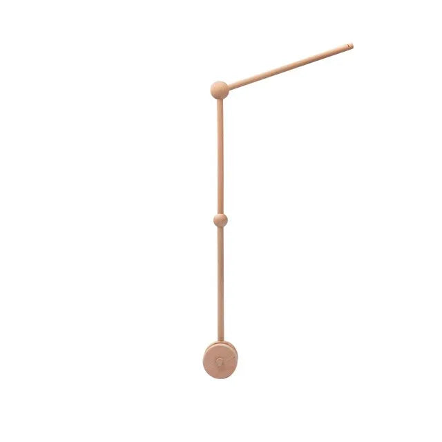 Mobile musical pour lit de bébé en bois, hochets en feutre doux, animaux de dessin animé, boîte à musique pour nouveau-né, jouet suspendu, support de lit, cadeaux pour bébé