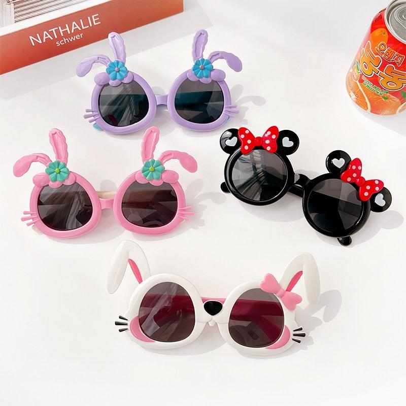 Lunettes de soleil pour enfants avec oreilles de dessin animé