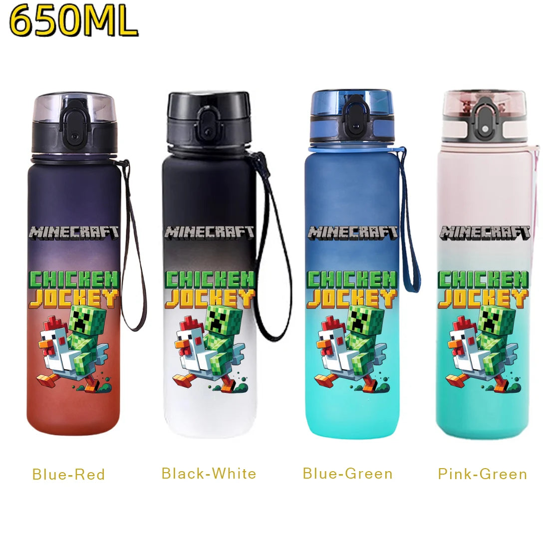 Gourde de sport Minecraft 650 ml – anti-fuite