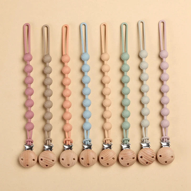 Attache Tétine Silicone - Boules