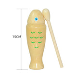 Strumento Musicale per Bambini - Giocattolo in Legno Naturale - LEGNO SONORO PESCE