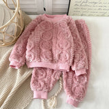 Pyjama bébé en flanelle – style coréen, thermique et doux