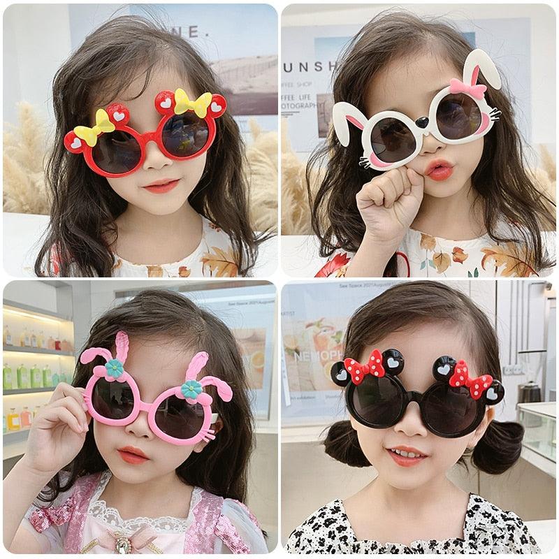 Lunettes de soleil pour enfants avec oreilles de dessin animé