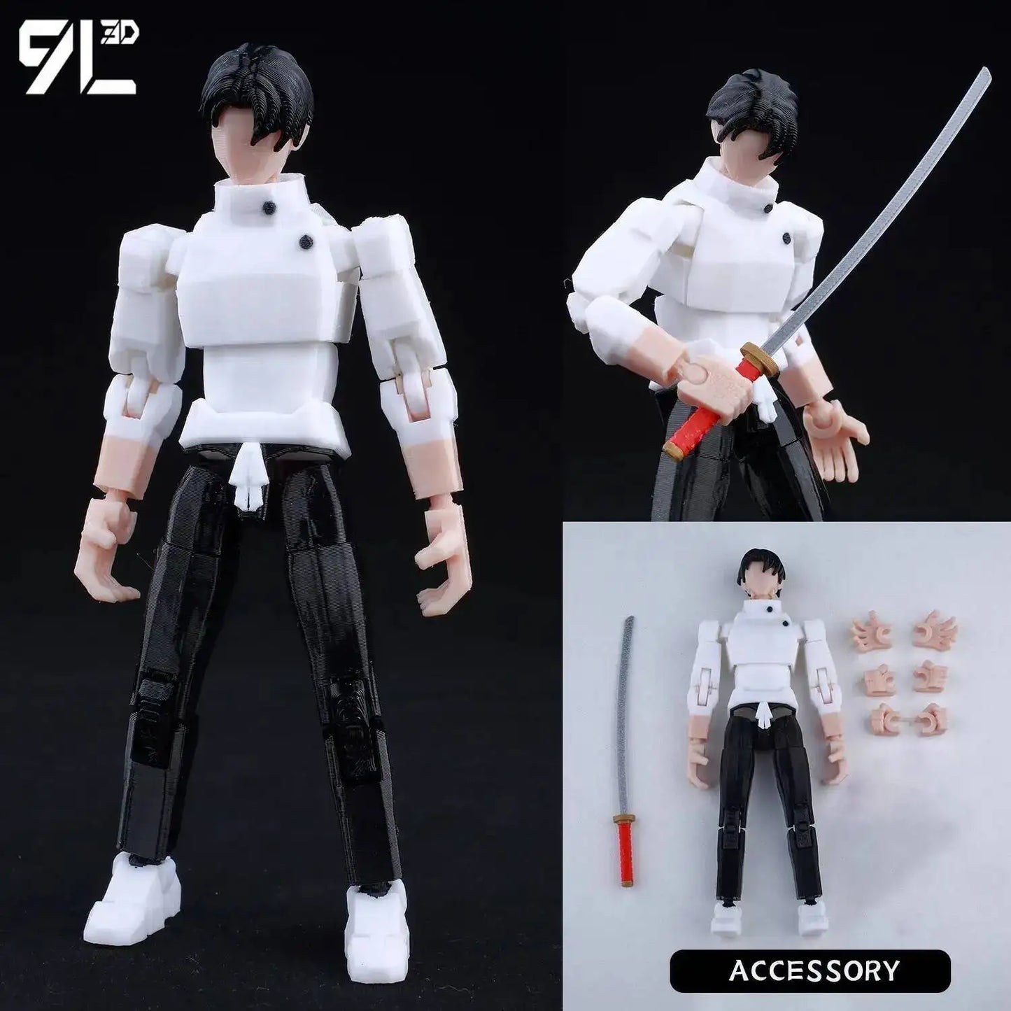 Figurines articulées Jujutsu Kaisen Titan13 (14 cm) – Gojo, Sukuna, Megumi et plus
