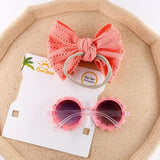 Lunettes de soleil en forme de marguerite + noeud de papillon