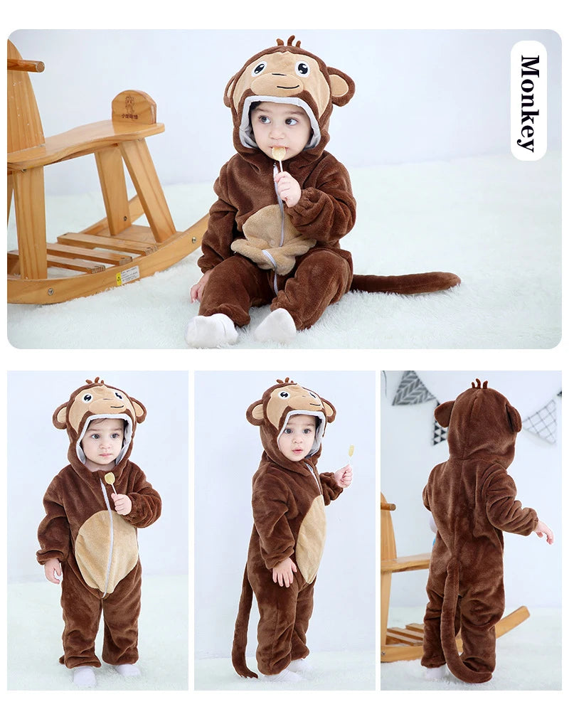 Pyjama de dessin animé dinosaure pour bébé, grenouillères pour tout-petits, olympiques de batterie de nuit, vêtements de nuit, vêtements de nuit, garçons, filles, 0 à 4 ans, hiver