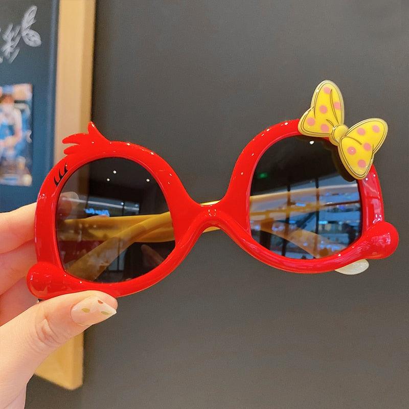 Lunettes de soleil pour enfants avec oreilles de dessin animé