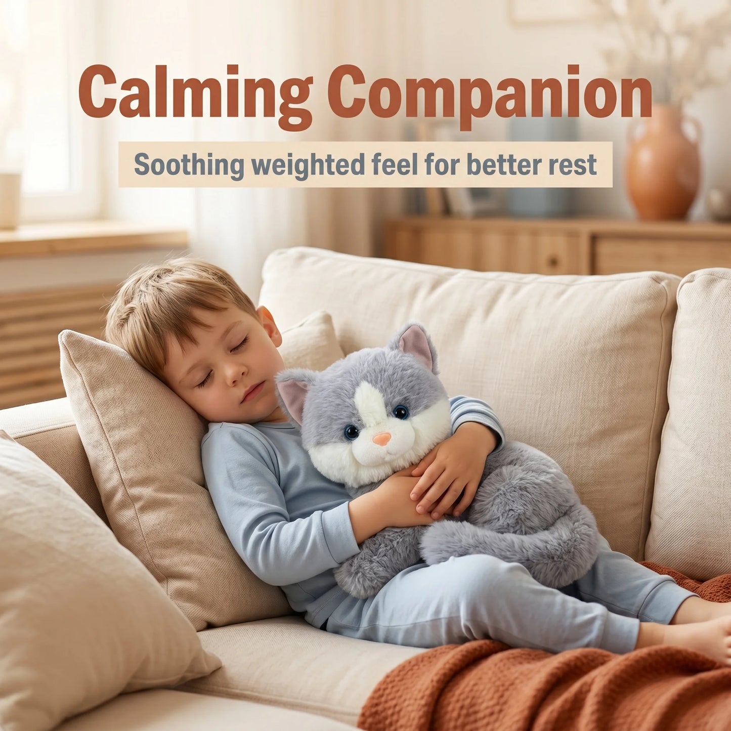 Coussin peluche à longs bras (60-65 cm) – koala, panda, paresseux, dinosaure et plus