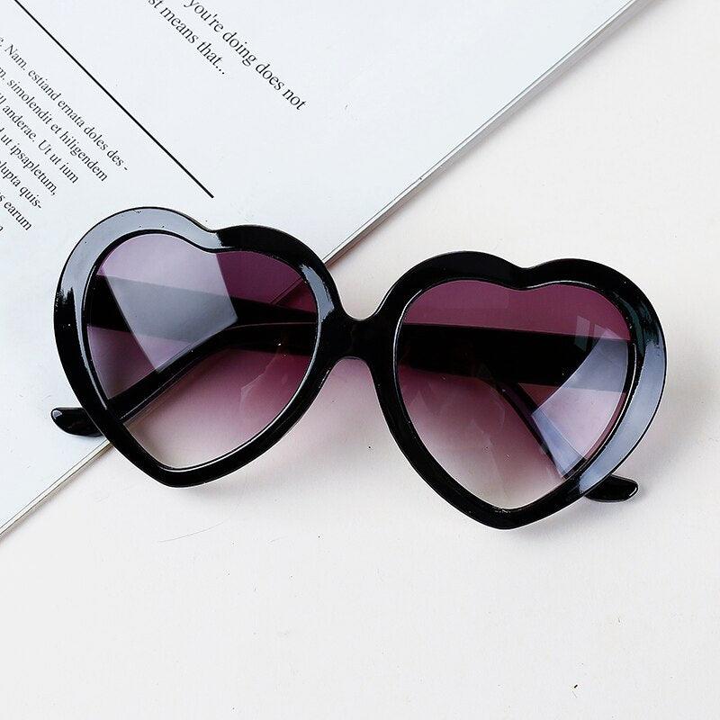 Lunettes de soleil en coeur pour enfant