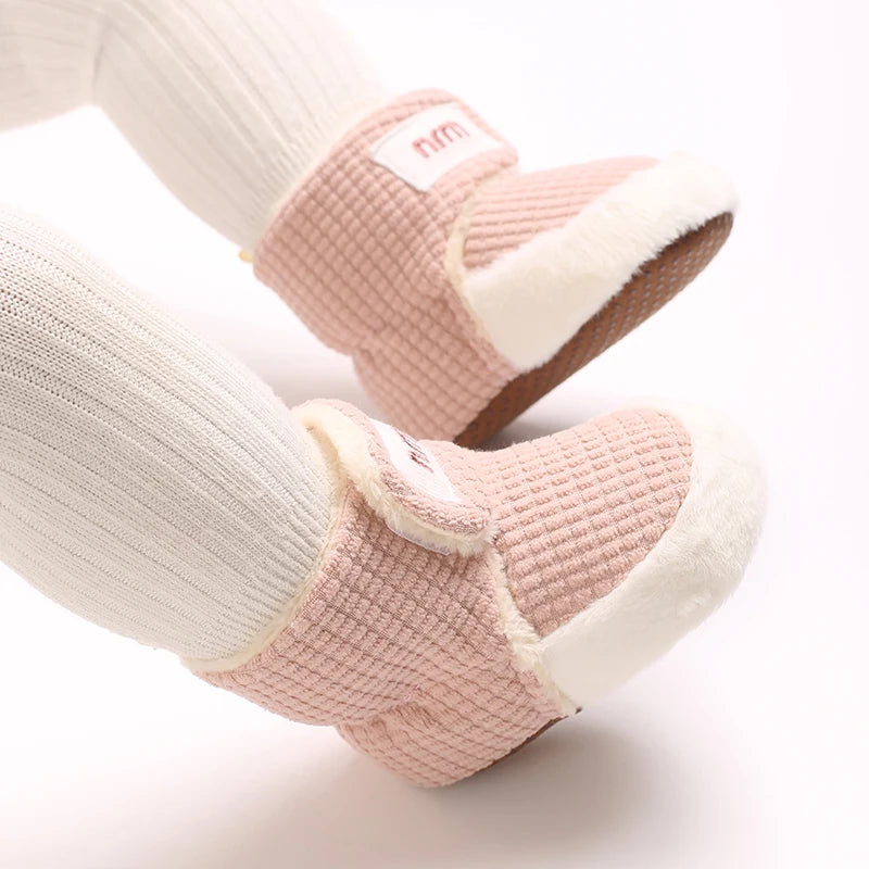 Bottes d'hiver antidérapantes pour bébé garçon et fille