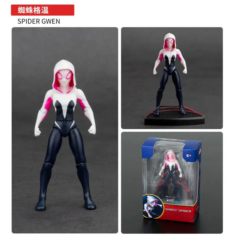 Figurines Spider-Man Marvel à collectionner (10 cm) – Venom, Miles Morales, Green Goblin et plus