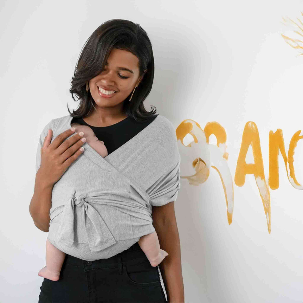 SeleneSling™ Organic Cotton Baby Carrier | Adjustable Baby Wrap