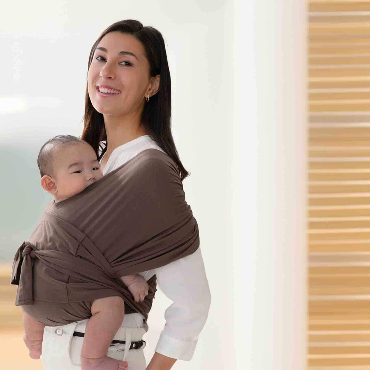 SeleneSling™ Organic Cotton Baby Carrier | Adjustable Baby Wrap