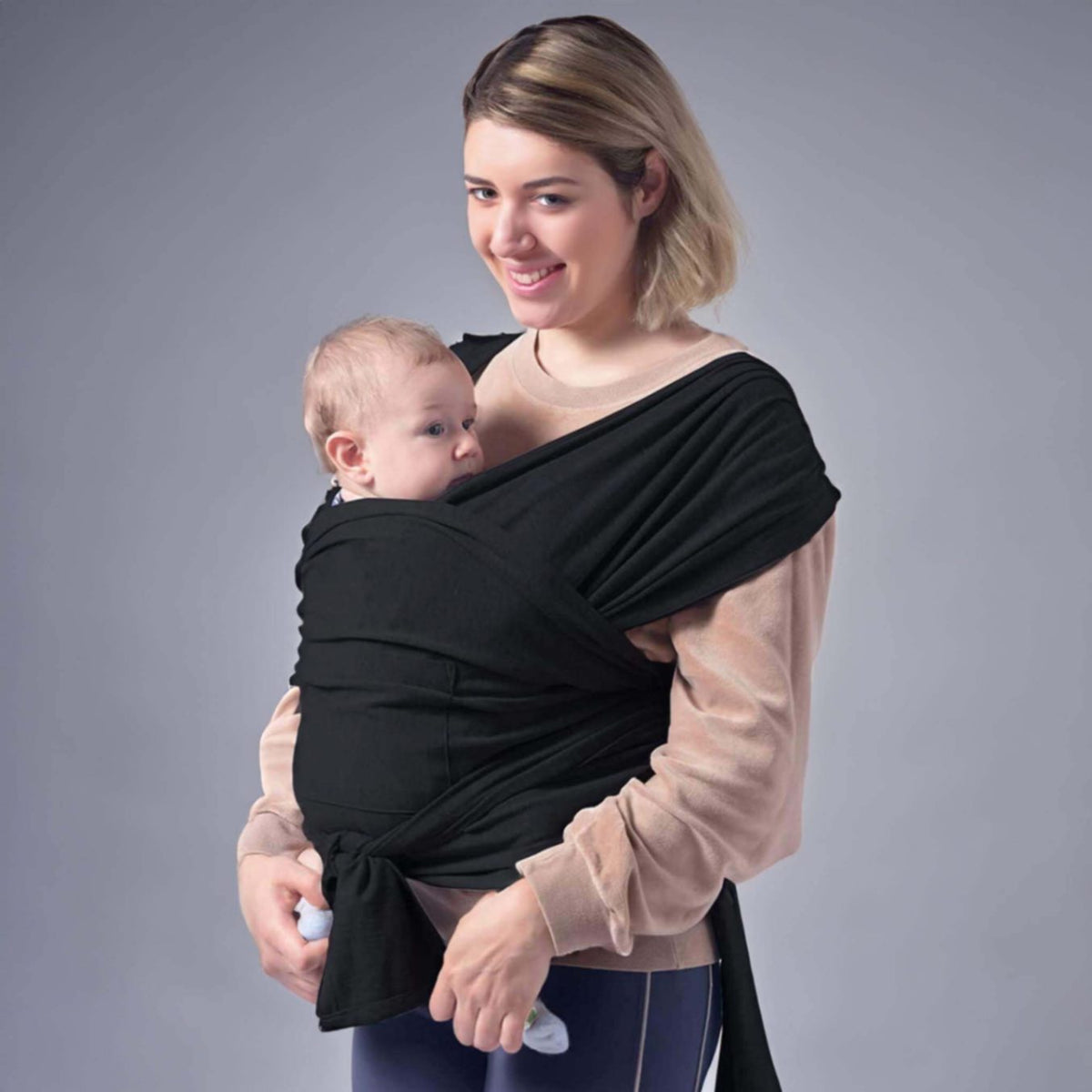 SeleneSling™ Organic Cotton Baby Carrier | Adjustable Baby Wrap