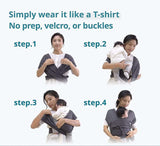 SeleneSling™ Organic Cotton Baby Carrier | Adjustable Baby Wrap