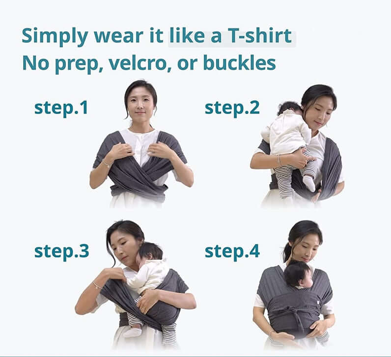 SeleneSling™ Organic Cotton Baby Carrier | Adjustable Baby Wrap