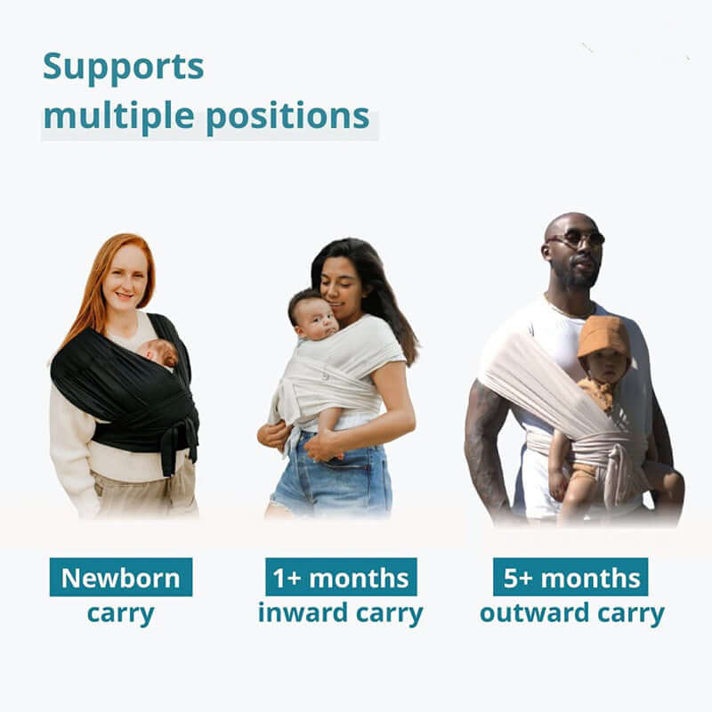 SeleneSling™ Organic Cotton Baby Carrier | Adjustable Baby Wrap