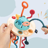 Silicone Pull String Toy (Montessori Sensory UFO)