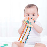 Silicone Pull String Toy (Montessori Sensory UFO)