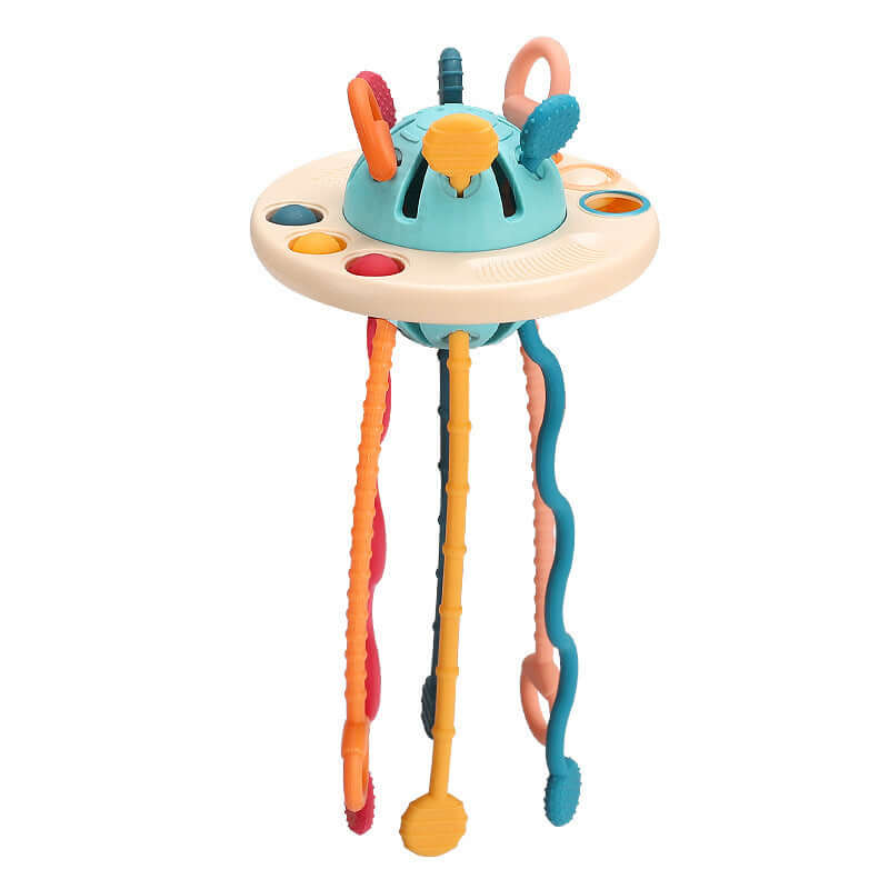 Silicone Pull String Toy (Montessori Sensory UFO)