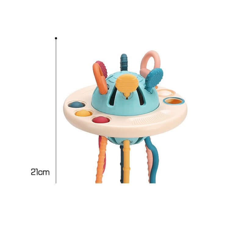 Silicone Pull String Toy (Montessori Sensory UFO)