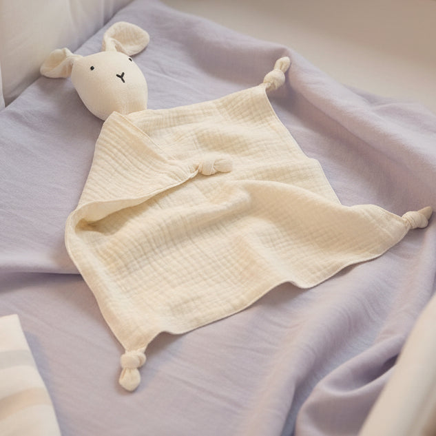 Doudou d'apaisement à motifs d'animaux